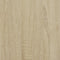 vidaXL - Salontafel - 70x50x50 - cm - bewerkt - hout - en - metaal - sonoma - eikenkleur