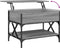 vidaXL - Salontafel - 70x50x50 - cm - bewerkt - hout - en - metaal - grijs - sonoma
