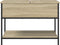 vidaXL - Salontafel - 70x50x50 - cm - bewerkt - hout - en - metaal - sonoma - eikenkleur