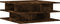vidaXL - Salontafel - 70x70x29 - cm - bewerkt - hout - gerookt - eikenkleurig