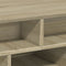 vidaXL - Salontafel - 70x70x29 - cm - bewerkt - hout - sonoma - eikenkleurig