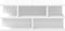 vidaXL - Salontafel - 70x70x29 - cm - bewerkt - hout - wit