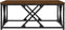 vidaXL - Salontafel - 70x70x30 - cm - bewerkt - hout - bruin - eikenkleur