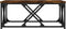 vidaXL - Salontafel - 70x70x30 - cm - bewerkt - hout - gerookt - eikenkleurig