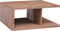 vidaXL - Salontafel - 70x70x30 - cm - massief - teakhout
