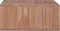 vidaXL - Salontafel - 70x70x30 - cm - massief - teakhout