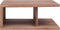 vidaXL - Salontafel - 70x70x30 - cm - massief - teakhout