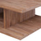 vidaXL - Salontafel - 70x70x30 - cm - massief - teakhout