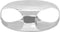 vidaXL - Salontafel - 70x70x32 - cm - gegoten - aluminium - zilverkleurig
