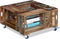 vidaXL - Salontafel - 70x70x35 - cm - massief - gerecycled - hout
