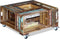 vidaXL - Salontafel - 70x70x35 - cm - massief - gerecycled - hout