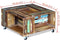 vidaXL - Salontafel - 70x70x35 - cm - massief - gerecycled - hout