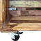 vidaXL - Salontafel - 70x70x35 - cm - massief - gerecycled - hout