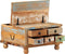 vidaXL - Salontafel - 70x70x38 - cm - gerecycled - hout