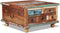 vidaXL - Salontafel - 70x70x38 - cm - gerecycled - hout