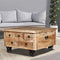 vidaXL - Salontafel - 70x70x40 - cm - ruw - mangohout