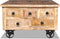 vidaXL - Salontafel - 70x70x40 - cm - ruw - mangohout