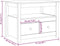 vidaXL - Salontafel - 71x49x55 - cm - massief - grenenhout - grijs