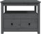 vidaXL - Salontafel - 71x49x55 - cm - massief - grenenhout - grijs