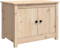 vidaXL - Salontafel - 71x49x55 - cm - massief - grenenhout
