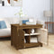vidaXL - Salontafel - 71x49x55 - cm - massief - grenenhout - honingbruin