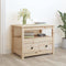 vidaXL - Salontafel - 71x49x55 - cm - massief - grenenhout