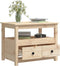 vidaXL - Salontafel - 71x49x55 - cm - massief - grenenhout