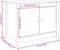 vidaXL - Salontafel - 71x49x55 - cm - massief - grenenhout