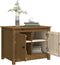 vidaXL - Salontafel - 71x49x55 - cm - massief - grenenhout - honingbruin