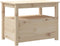 vidaXL - Salontafel - 71x49x55 - cm - massief - grenenhout