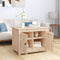 vidaXL - Salontafel - 71x49x55 - cm - massief - grenenhout