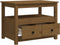 vidaXL - Salontafel - 71x49x55 - cm - massief - grenenhout - honingbruin