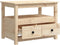 vidaXL - Salontafel - 71x49x55 - cm - massief - grenenhout