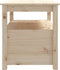 vidaXL - Salontafel - 71x49x55 - cm - massief - grenenhout