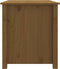 vidaXL - Salontafel - 71x49x55 - cm - massief - grenenhout - honingbruin