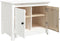 vidaXL - Salontafel - 71x49x55 - cm - massief - grenenhout - wit