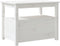 vidaXL - Salontafel - 71x49x55 - cm - massief - grenenhout - wit