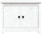 vidaXL - Salontafel - 71x49x55 - cm - massief - grenenhout - wit