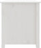 vidaXL - Salontafel - 71x49x55 - cm - massief - grenenhout - wit