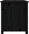 vidaXL - Salontafel - 71x49x55 - cm - massief - grenenhout - zwart