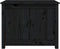 vidaXL - Salontafel - 71x49x55 - cm - massief - grenenhout - zwart