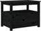 vidaXL - Salontafel - 71x49x55 - cm - massief - grenenhout - zwart