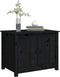 vidaXL - Salontafel - 71x49x55 - cm - massief - grenenhout - zwart