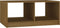 vidaXL - Salontafel - 75x50x33,5 - cm - massief - grenenhout - honingbruin