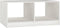 vidaXL - Salontafel - 75x50x33,5 - cm - massief - grenenhout - wit