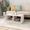 vidaXL - Salontafel - 75x50x33,5 - cm - massief - grenenhout - wit