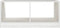 vidaXL - Salontafel - 75x50x33,5 - cm - massief - grenenhout - wit