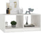 vidaXL - Salontafel - 75x50x33,5 - cm - massief - grenenhout - wit