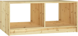 vidaXL - Salontafel - 75x50x33,5 - cm - massief - vurenhout
