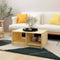 vidaXL - Salontafel - 75x50x33,5 - cm - massief - vurenhout